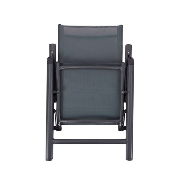 Fauteuil de salle à manger pliant en aluminium pour jardin - 11D11L
