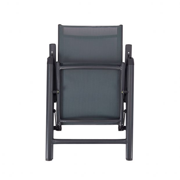 Fauteuil de salle à manger pliant en aluminium pour jardin - 11D11L