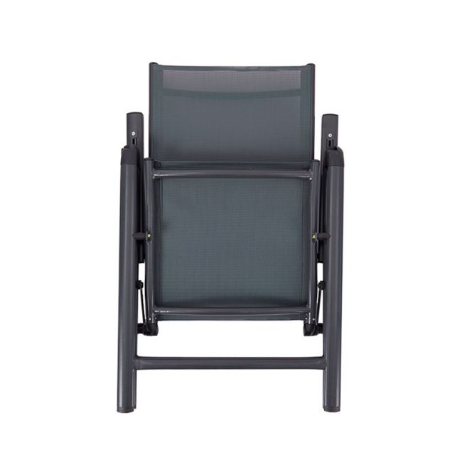 Fauteuil de salle à manger pliant en aluminium pour jardin - 11D11L