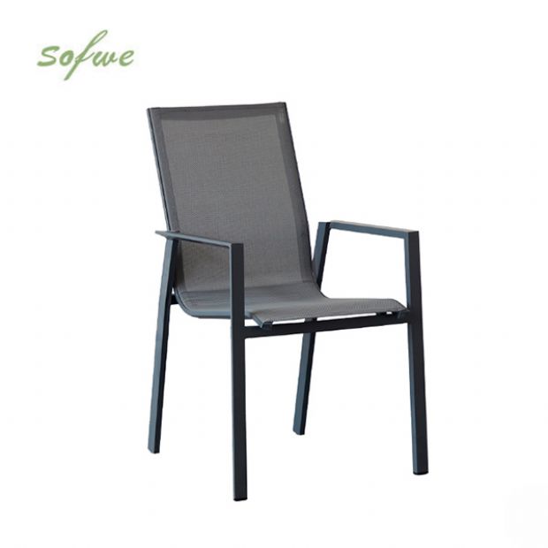 Fauteuil en aluminium pour patio, jardin ou balcon - 11D12D