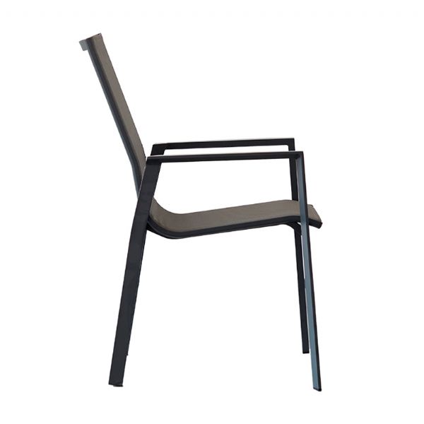 Fauteuil en aluminium pour patio, jardin ou balcon - 11D12D