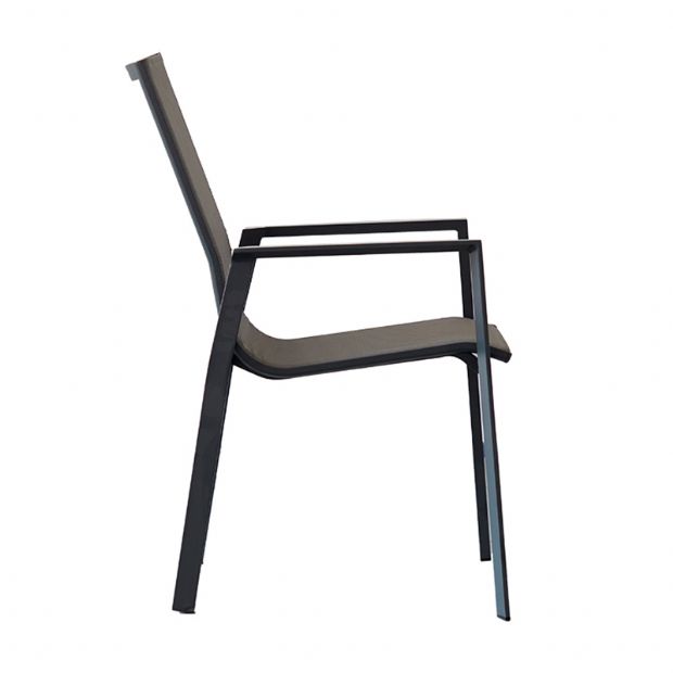 Fauteuil en aluminium pour patio, jardin ou balcon - 11D12D