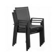 Fauteuil en aluminium pour patio, jardin ou balcon - 11D12D