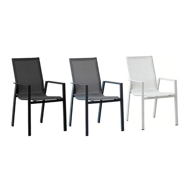 Fauteuil en aluminium pour patio, jardin ou balcon - 11D12D