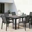 Fauteuil en aluminium pour patio, jardin ou balcon - 11D12D