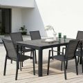 Fauteuil en aluminium pour patio, jardin ou balcon - 11D12D
