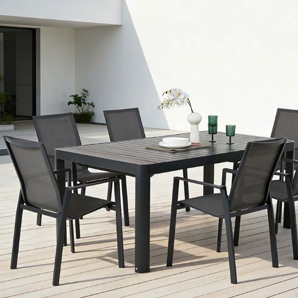 Fauteuil en aluminium pour patio, jardin ou balcon - 11D12D