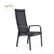 Chaise de salle à manger inclinable à dossier haut pour patio - 11D12J