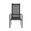 Chaise de salle à manger inclinable à dossier haut pour patio - 11D12J