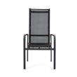 Chaise de salle à manger inclinable à dossier haut pour patio - 11D12J