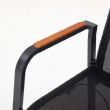 Chaise de salle à manger inclinable à dossier haut pour patio - 11D12J