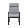 Fauteuil inclinable à dossier haut pour patio avec coussin en polyester filé - 11D12K