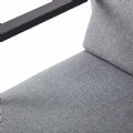 Fauteuil inclinable à dossier haut pour patio avec coussin en polyester filé - 11D12K