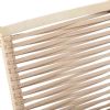 Chaise de salle à manger d'extérieur en aluminium et corde tressée - 11D27C