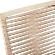 Chaise de salle à manger d'extérieur en aluminium et corde tressée - 11D27C
