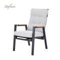 Fauteuil de salle à manger d'extérieur avec dossier réglable - 11D27D