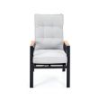 Fauteuil de salle à manger d'extérieur avec dossier réglable - 11D27D