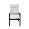 Fauteuil de salle à manger d'extérieur avec dossier réglable - 11D27D