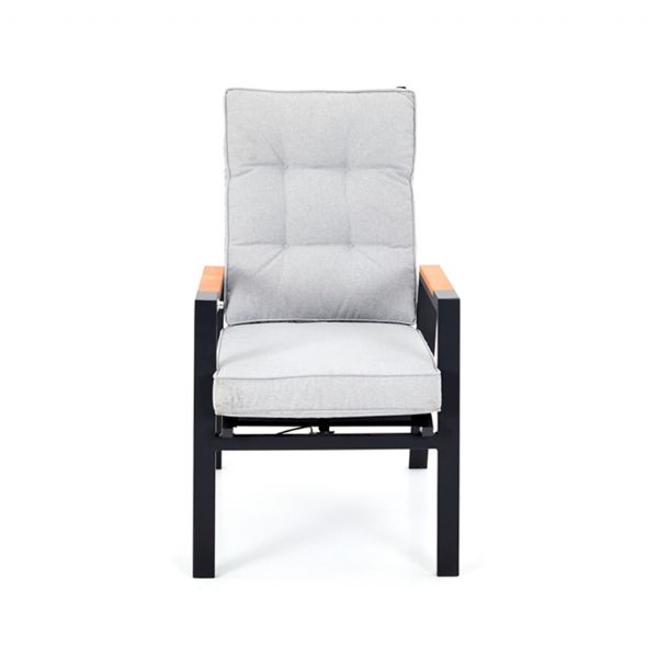 Fauteuil de salle à manger d'extérieur avec dossier réglable - 11D27D