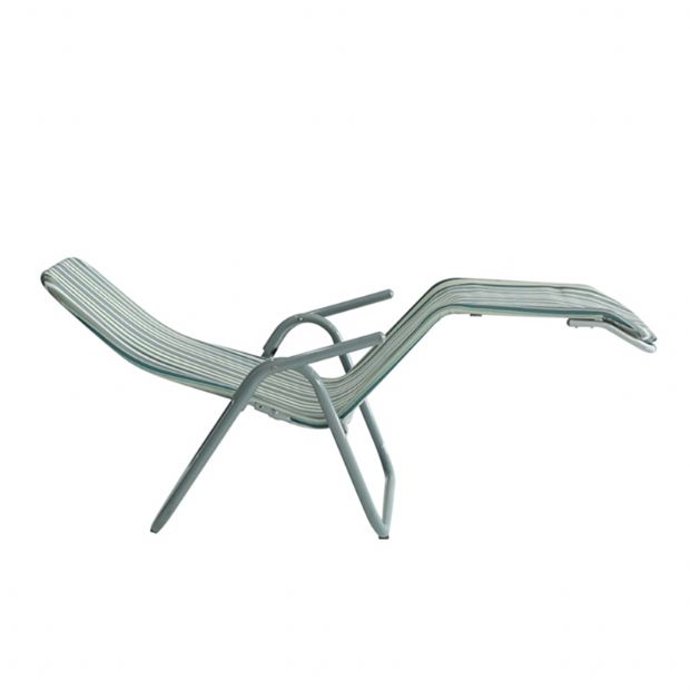 Fauteuil en acier avec accoudoirs incurvés - 11D14A
