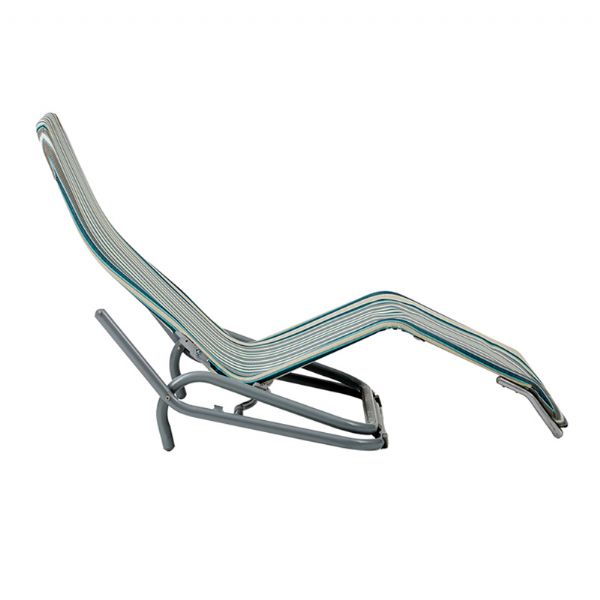 Fauteuil en acier avec accoudoirs incurvés - 11D14A