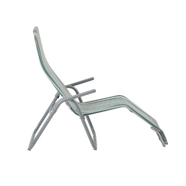 Fauteuil en acier avec accoudoirs incurvés - 11D14A