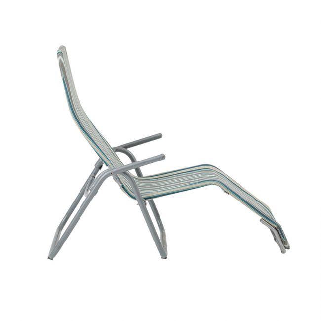 Fauteuil en acier avec accoudoirs incurvés - 11D14A