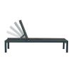 Fauteuil inclinable réglable en aluminium - 11D14B
