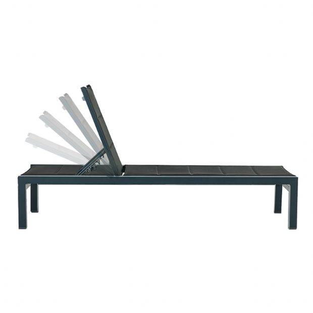 Fauteuil inclinable réglable en aluminium - 11D14B