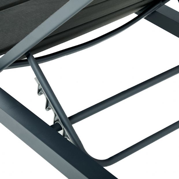 Fauteuil inclinable réglable en aluminium - 11D14B
