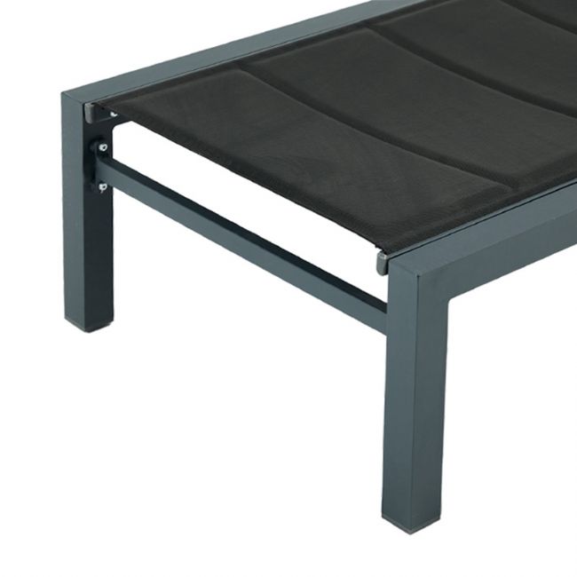 Fauteuil inclinable réglable en aluminium - 11D14B
