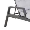 Fauteuil inclinable réglable à lattes en aluminium - 11D14C