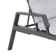 Fauteuil inclinable réglable à lattes en aluminium - 11D14C