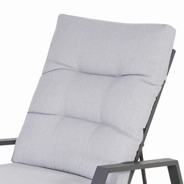 Fauteuil inclinable réglable à lattes en aluminium - 11D14C