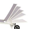 Fauteuil réglable en aluminium et textilène avec roulettes - 11D14E