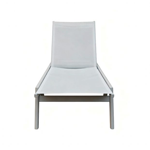 Fauteuil réglable en aluminium et textilène - 11D14F