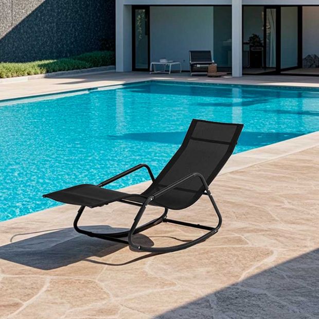 Fauteuil à bascule en fer - 11D14H