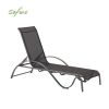 Fauteuil réglable en fer avec accoudoirs en forme de S - 11D14J