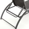 Fauteuil réglable en fer avec accoudoirs en forme de S - 11D14J