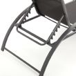 Fauteuil réglable en fer avec accoudoirs en forme de S - 11D14J