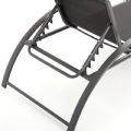 Fauteuil réglable en fer avec accoudoirs en forme de S - 11D14J