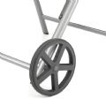 Fauteuil en aluminium Textilène avec roulettes et coussin - 11D14K