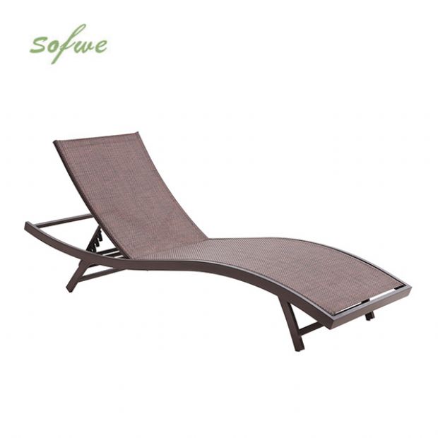Fauteuil réglable en textilène de fer - 11D14N