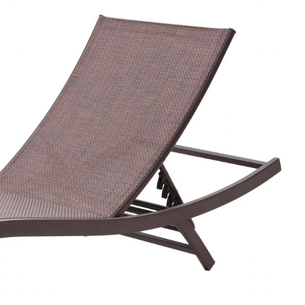 Fauteuil réglable en textilène de fer - 11D14N