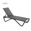 Chaise longue d'extérieur avec base en aluminium en forme de W - 11D25B
