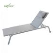 Chaise longue en aluminium avec assise en maille respirante - 11D25C