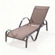 Chaise longue d'extérieur avec accoudoirs incurvés - 11D25E