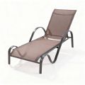 Chaise longue d'extérieur avec accoudoirs incurvés - 11D25E