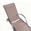 Chaise longue d'extérieur avec accoudoirs incurvés - 11D25E