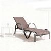 Chaise longue d'extérieur avec accoudoirs incurvés - 11D25E